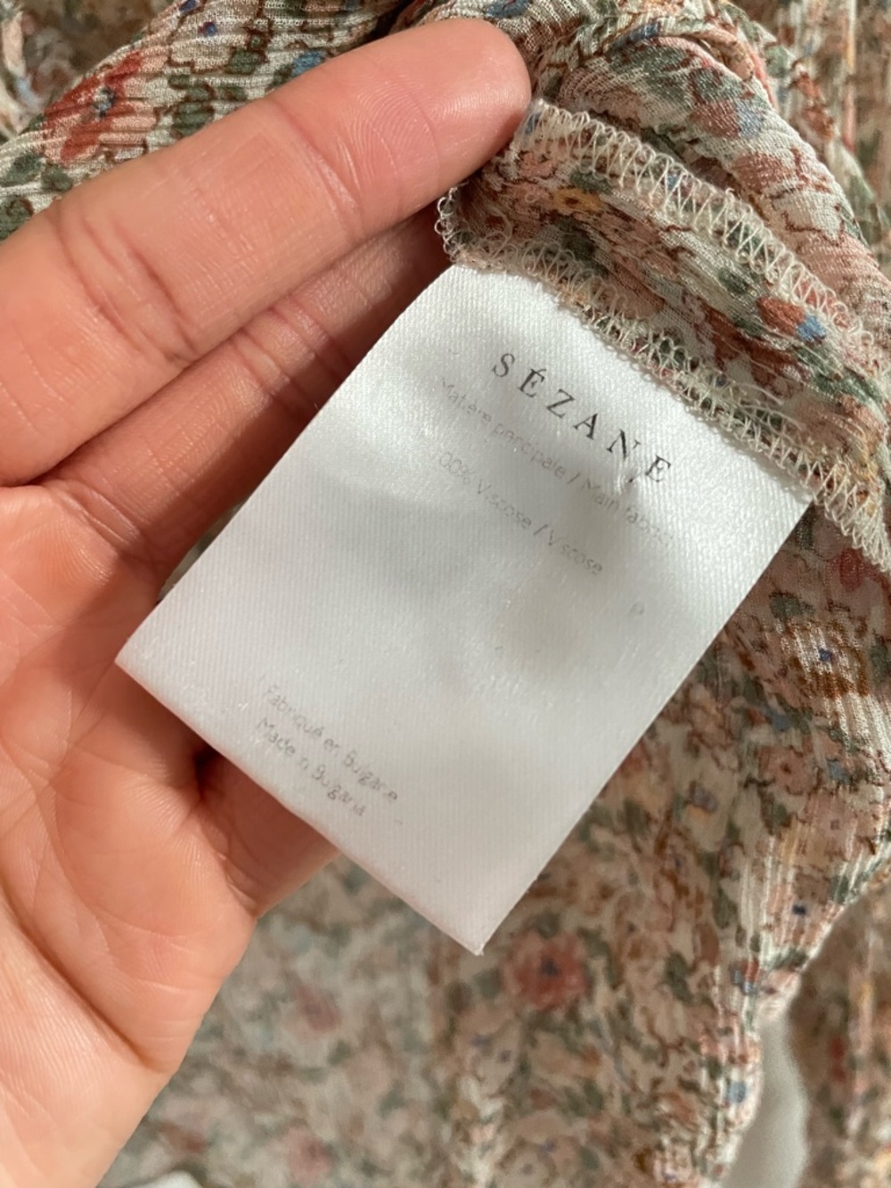Sezane Priscille Blouse size 36 - Picture 5 of 7